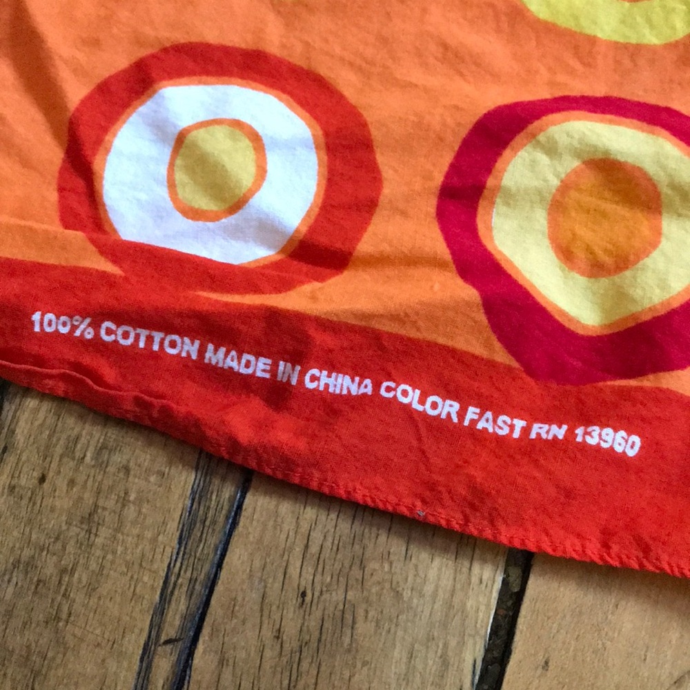 Colorful Circle Pattern Scarf - Picture 2 of 6